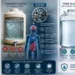 Stagnant Plastic vs. Pure Glass: The Truth About Microplastics in RO Storage Tanks